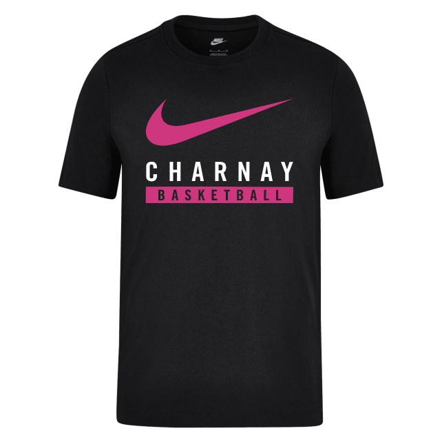 T-shirt noir enfant CBBS x Swoosh