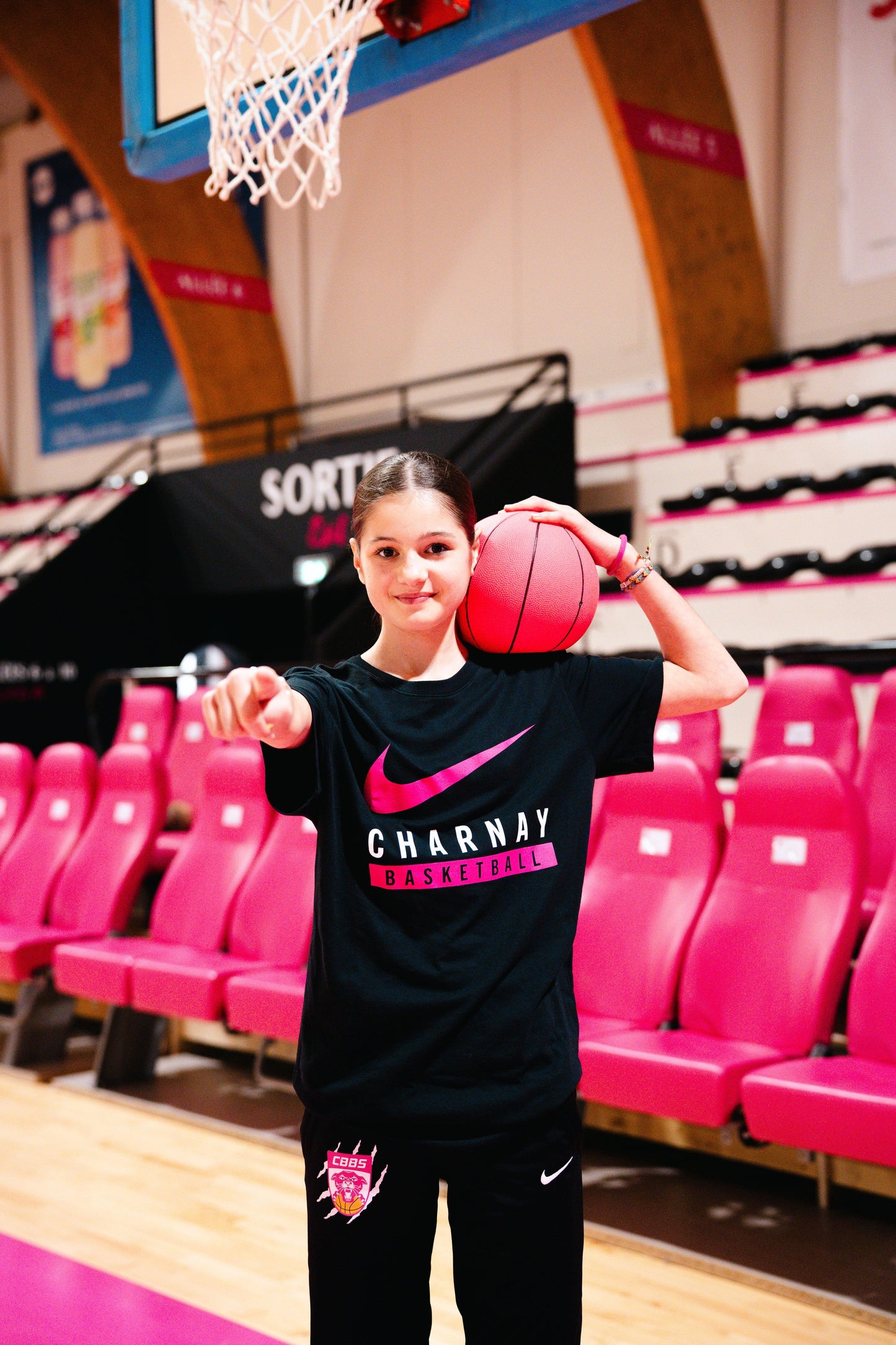 T-shirt noir adulte CBBS x Swoosh